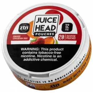 JUICE HEAD POUCHES - Mango Strawberry Mint 12mg Nicotine Pouch