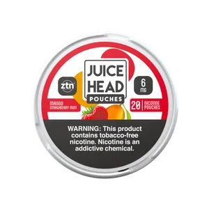 JUICE HEAD POUCHES - Mango Strawberry Mint 6mg Nicotine Pouch