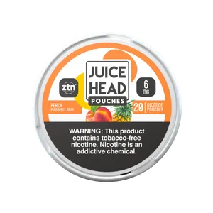 JUICE HEAD POUCHES - Peach Pineapple Mint 12mg Nicotine Pouch