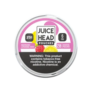 JUICE HEAD POUCHES - Raspberry Lemonade Mint 6mg Nicotine Pouch