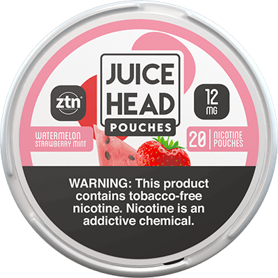 JUICE HEAD POUCHES - Watermelon Strawberry Mint 12mg Nicotine Pouch