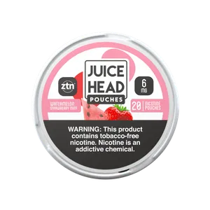 JUICE HEAD POUCHES - Watermelon Strawberry Mint 6mg Nicotine Pouch