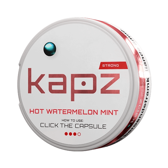 Kapz Hot Watermelon Mint Mini Strong Nicotine Pouch