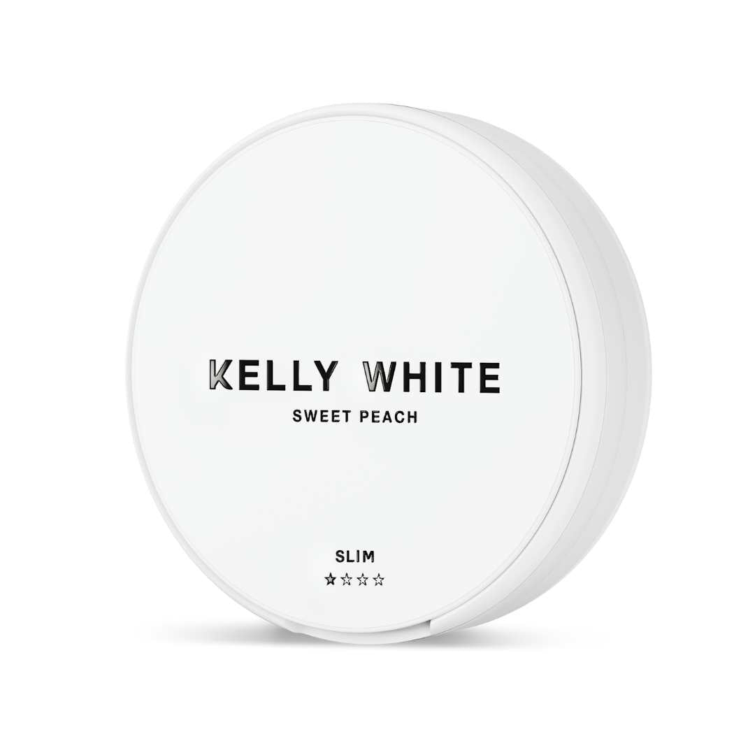 Kelly White Sweet Peach Nicotine Pouch