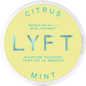 LYFT Citrus Mint Regular Mini Nicotine Pouch