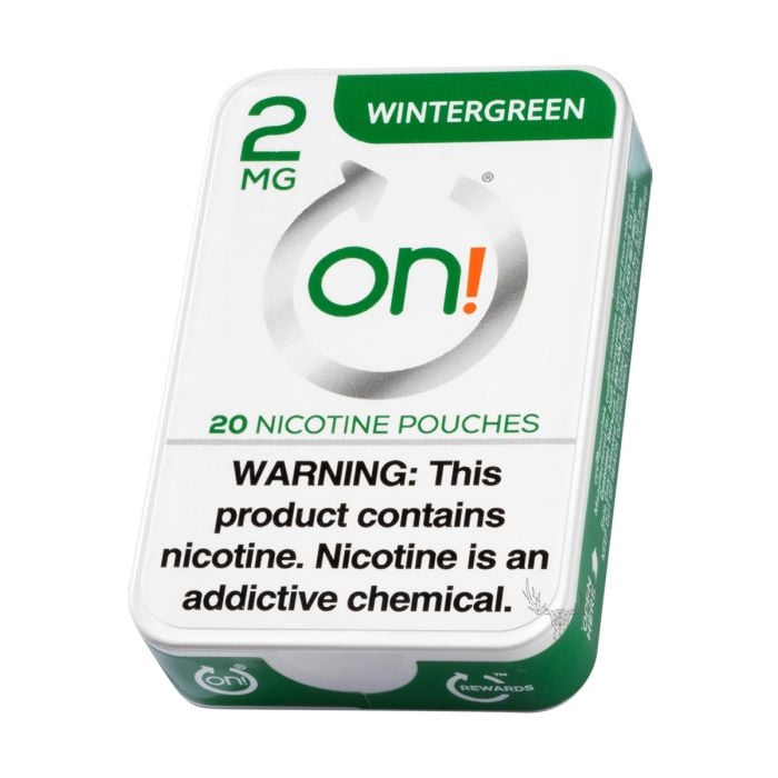 ON! WINTERGREEN 2MG Nicotine Pouch