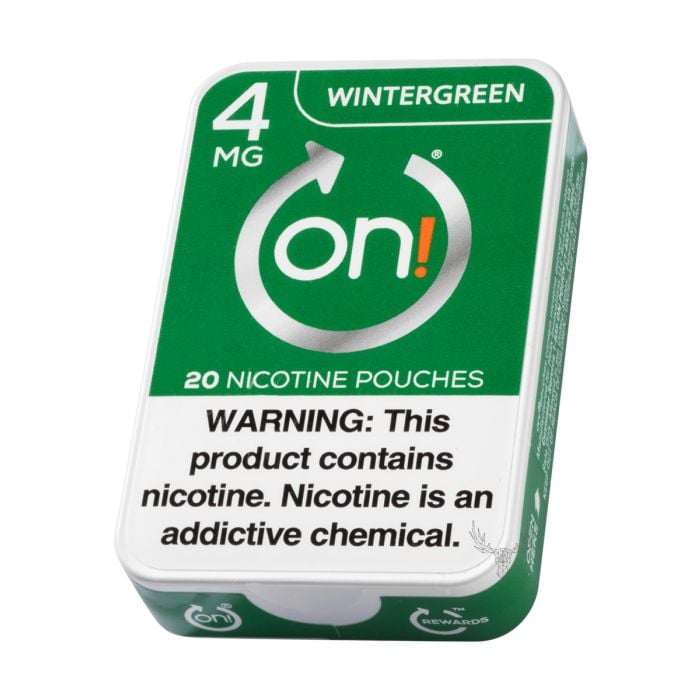 ON! WINTERGREEN 4MG Nicotine Pouch