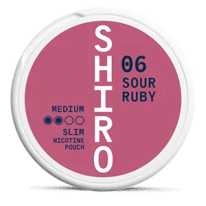 Shiro #06 Sour Red Berry Nicotine Pouch