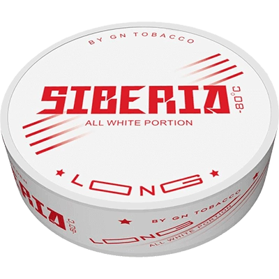 Siberia -80 All White Long Nicotine Pouch