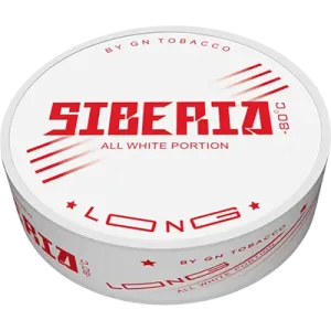 Siberia -80 All White Long Nicotine Pouch