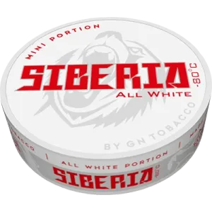 Siberia -80 All White Mini Nicotine Pouch