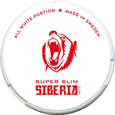 Siberia -80 All White Super Slim Nicotine Pouch