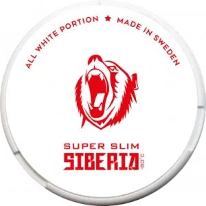 Siberia -80 All White Super Slim Nicotine Pouch