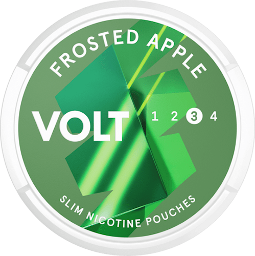 VOLT Frosted Apple Slim All White Strong Nicotine Pouch