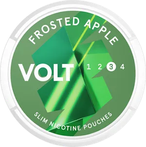 VOLT Frosted Apple Slim All White Strong Nicotine Pouch