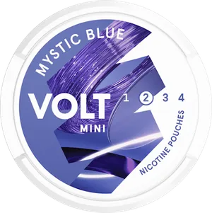 VOLT Mystic Blue Mini All White Normal Nicotine Pouch