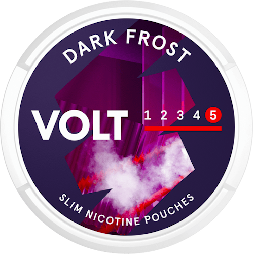 VOLT Dark Frost Slim All White Super Strong Nicotine Pouch