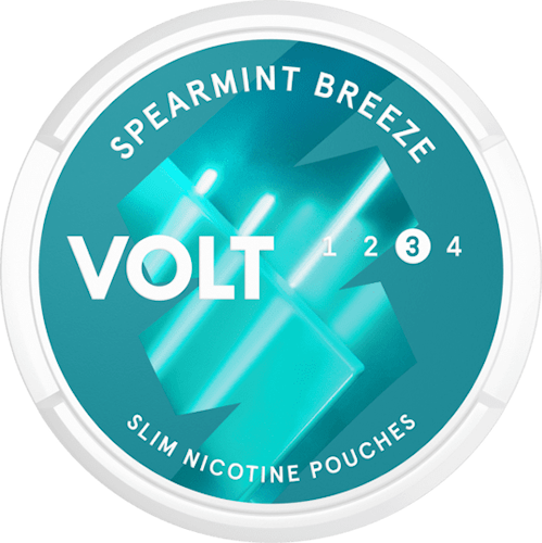 VOLT Spearmint Breeze Slim All White Strong Nicotine Pouch