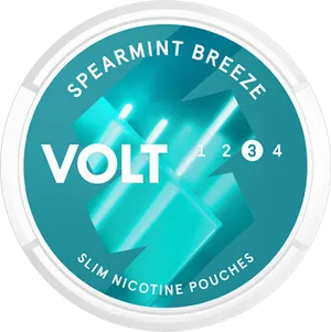 VOLT Spearmint Breeze Slim All White Strong Nicotine Pouch