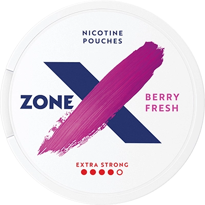 Zone X Berry Fresh Extra Strong Nicotine Pouch