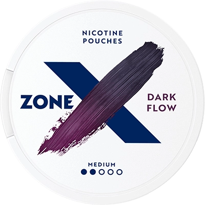 Zone X Dark Flow Medium Nicotine Pouch