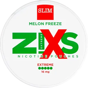 Zixs Melon Freeze Extreme Slim Nicotine Pouch