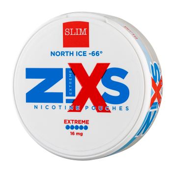 Z!XS Slim North Ice -66 Nicotine Pouch